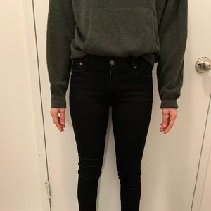 Black jeans with stretch